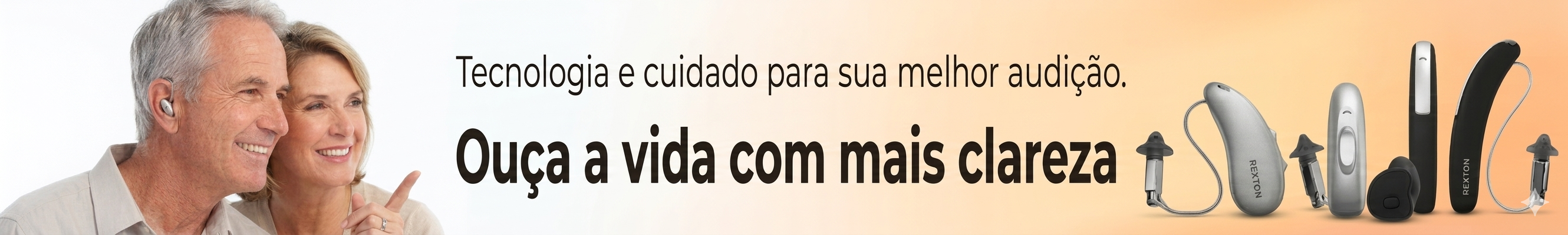 Banner promocional Bianco Azure — Aparelhos Auditivos